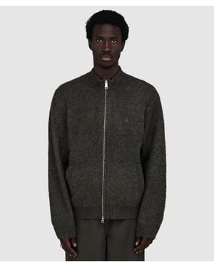 Carhartt Curtis Sweater Jacket (Tangled Shungite - Black