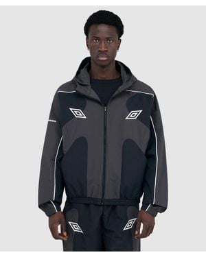 Umbro X Slam Jam Guarding Masked Tracksuit Jacket /Charcoal - Blue