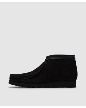 Clarks Invincible Wallabee Boot Combi - Black