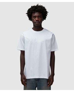 Dime Cursive T-Shirt - White