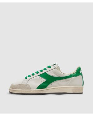 Diadora Prestige Used Trainer /Peas Cream - Green