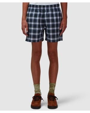Noah Cotton Tartan Valley Short (Gordon - Blue
