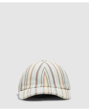 Drole de Monsieur Striped Cap (Off - White
