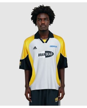adidas X Brain Dead Football Jersey T-Shirt - Black