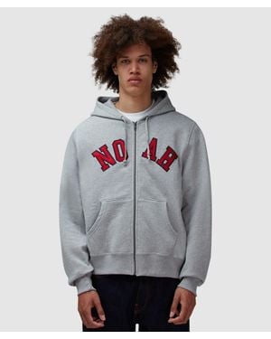 Noah Arch Applique Hoodie (Heather - Grey