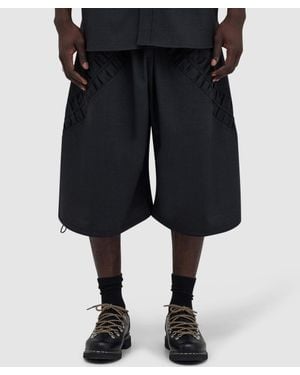 SAGE NATION Fossil Wool Short (Charcoal - Black