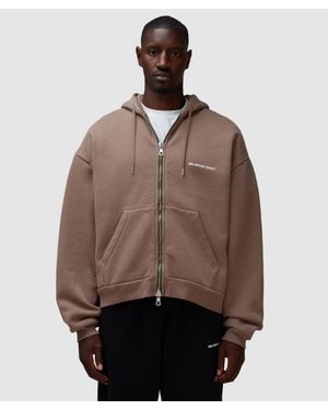 MKI Miyuki-Zoku Uniform Zip Hoodie (Mushroom - Brown