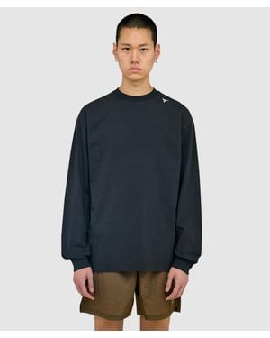 ROA Logo Long Sleeve T-Shirt (Washed - Blue