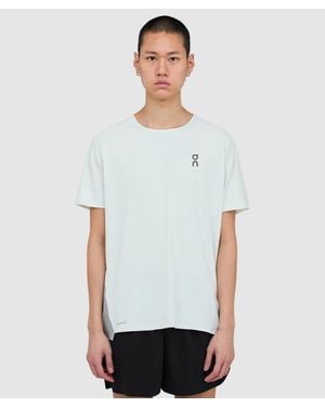 On Shoes Performance T-Shirt (Iceberg/Tin - White
