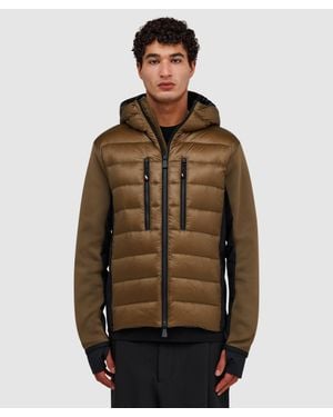 Moncler Grenoble Hybrid Down Jacket - Brown