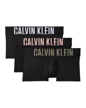 Calvin Klein Intense Power Underwear Low Rise Trunks 3-Pack Jax2133 - Black