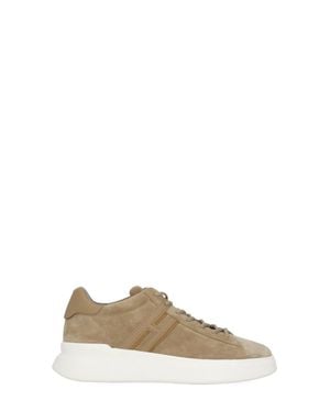 Hogan H580 Suede Sneakers - Natural