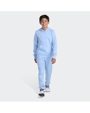 adidas Kids' Essentials 2-Piece Long Sleeve Fleece Pullover & Jogger Set - Blue