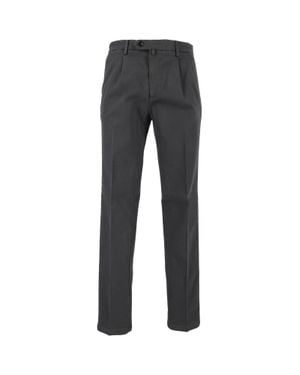 BRIGLIA Tailored Straight-Leg Pants - Black