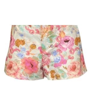 Traffic People Charlie Floral Short - Black