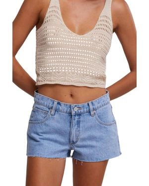 Abrand Jeans 99 Low Shorts - Blue