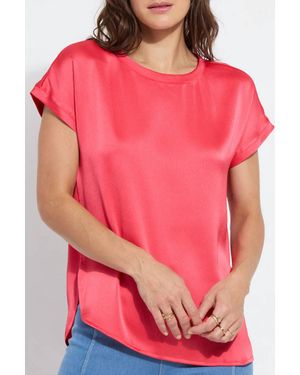 Lyssé Miri Cap Sleeve Top - Pink