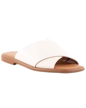 Seychelles Upper Echelon Leather Slide Sandal - Brown