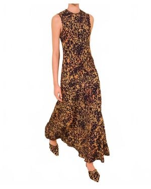 Ulla Johnson Clea Sleeveless Bias Long Dress - Brown