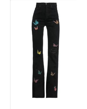Amiri Butterfly Flare Broken Jeans - Black
