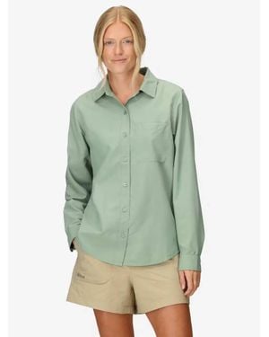 Marmot Airexchange Long Sleeve Shirt - Green