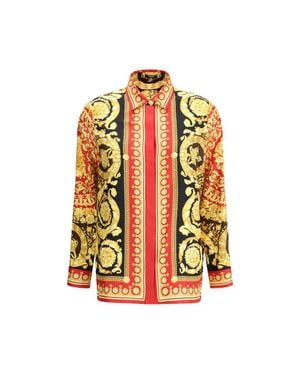 Versace Pure Silk Shirt - Orange