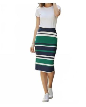 Jonathan Simkhai Lonie Midi Skirt - Green
