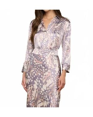 L'Agence Dani 3/4 Sleeve Blouse - Multicolor