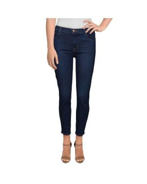 J Brand Alana High Rise Crop Skinny Stretch Jean - Blue