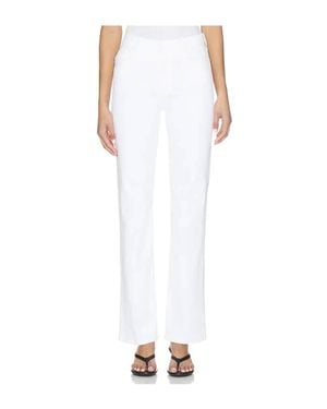 Mother Lil Kick It High Rise Jeans - White