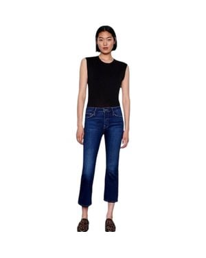 FRAME Le Mini Boot Jeans - Blue