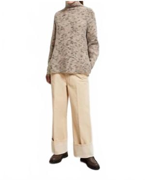 Ottod'Ame Cotton Chino Jeans - Natural