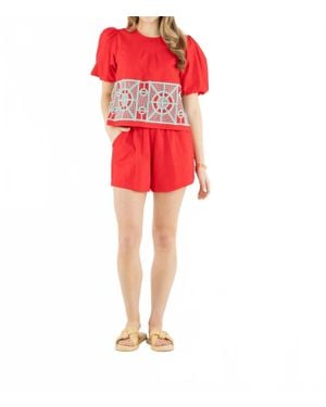 Emily Mccarthy Scout Short - Red