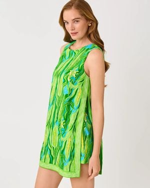 Lilly Pulitzer Aisling Shift Romper - Green
