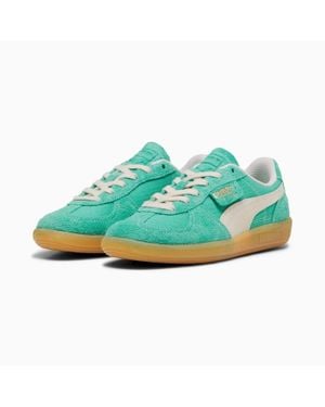 PUMA Palermo Vintage 396841-05 Sneakers Jade Frost Suede Shoes Rhs8604 - Blue