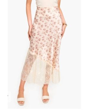 Cami NYC Florian Hammered Silk Skirt Dutch Fields - Multicolor