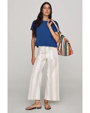 ASKK NY High-Rise Wide-Leg Pants - Blue
