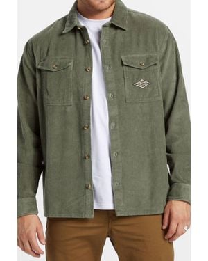 Billabong Bong Days Cord Long Sleeve Shirt - Green