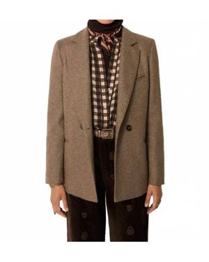 MAISON HOTEL Jackie Blazer - Brown