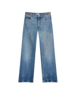 Rabanne 1969 Signature Embellished Jeans - Blue