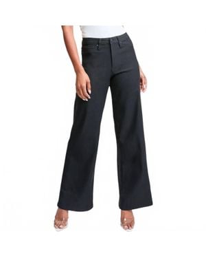 YMI Wide Leg Denim Jeans - Black