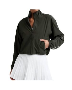Beyond Yoga Track Relaxed Fit Jacket - Black