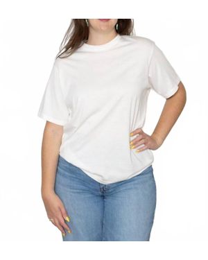 ARCH THE Oversized Short Sleeve T-Shirt - White