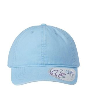 Infinity Her Pigment-Dyed With Fashion Undervisor Cap - Blue