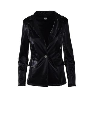 LVL LEVEL VIBES LEVEL Tailored Polyester-Blend Jacket - Black