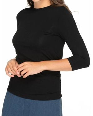 KMW Basic T-Shirt Top - Black