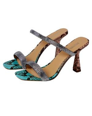 Michael Kors Clara Sandals Ocean Multi 40S2Clha5S-433 - Brown