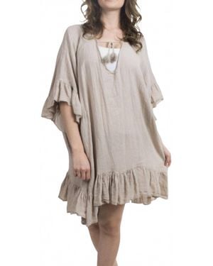 Gigi Moda Atalia Scoop Neck Tunic - Natural