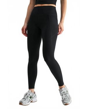 Mono B Light Sculpt High-Waisted Gym Leggings - Black
