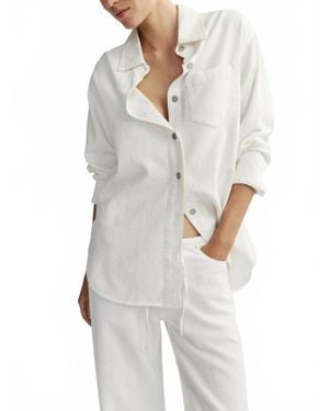 DL1961 Faye Oversized Shirt - White